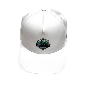 Last Link Golf Hat Moisture Wicking Adjustable White Baseball Cap "Ruff Life"